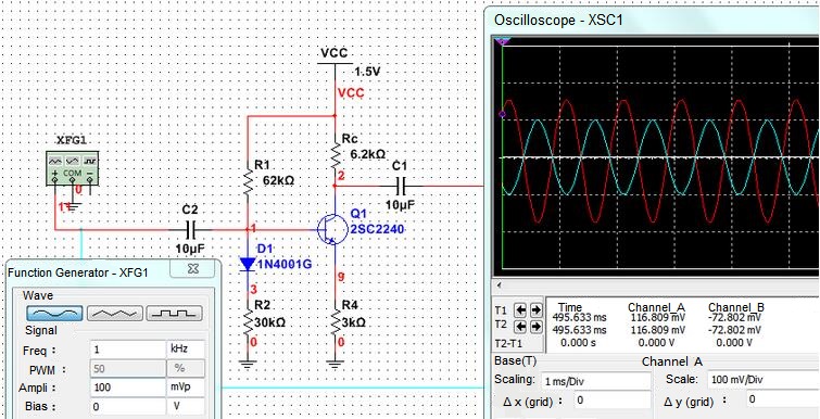 Transistor Common-emitter Amplifier Circuit Design with Steps