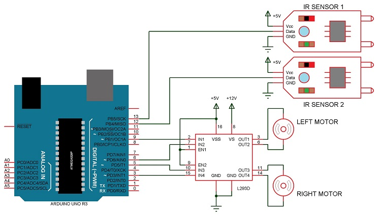 Arduino Based Line Follower Robot